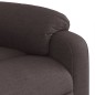 vidaXL Silla de masaje reclinable de pie de tela marrón oscuro vidaXL Silla de masaje reclinable de pie de tela marrón oscuro