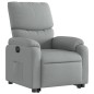 vidaXL Sillón eléctrico reclinable elevable de tela gris claro vidaXL Sillón eléctrico reclinable elevable de tela gris claro