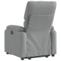 vidaXL Sillón eléctrico reclinable elevable de tela gris claro vidaXL Sillón eléctrico reclinable elevable de tela gris claro