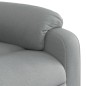 vidaXL Sillón eléctrico reclinable elevable de tela gris claro vidaXL Sillón eléctrico reclinable elevable de tela gris claro