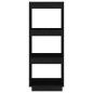 vidaXL Estantería/divisor de espacios madera pino negro 40x35x103 cm vidaXL Estantería/divisor de espacios madera pino negro 40x35x103 cm