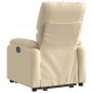 vidaXL Sillón eléctrico reclinable elevable de tela color crema vidaXL Sillón eléctrico reclinable elevable de tela color crema