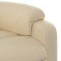 vidaXL Sillón eléctrico reclinable elevable de tela color crema vidaXL Sillón eléctrico reclinable elevable de tela color crema