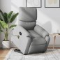 vidaXL Sillón de masaje eléctrico reclinable elevable tela gris claro vidaXL Sillón de masaje eléctrico reclinable elevable tela gris claro