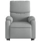 vidaXL Sillón de masaje eléctrico reclinable elevable tela gris claro vidaXL Sillón de masaje eléctrico reclinable elevable tela gris claro