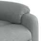 vidaXL Sillón de masaje eléctrico reclinable elevable tela gris claro vidaXL Sillón de masaje eléctrico reclinable elevable tela gris claro