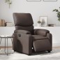 vidaXL Sillón reclinable eléctrico de cuero sintético marrón vidaXL Sillón reclinable eléctrico de cuero sintético marrón
