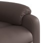 vidaXL Sillón reclinable eléctrico de cuero sintético marrón vidaXL Sillón reclinable eléctrico de cuero sintético marrón