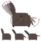 vidaXL Sillón de masaje reclinable eléctrico cuero sintético marrón vidaXL Sillón de masaje reclinable eléctrico cuero sintético marrón