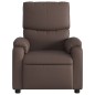 vidaXL Sillón de masaje reclinable eléctrico cuero sintético marrón vidaXL Sillón de masaje reclinable eléctrico cuero sintético marrón