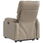 vidaXL Sillón elevable eléctrico cuero artificial capuchino vidaXL Sillón elevable eléctrico cuero artificial capuchino