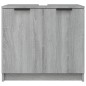 vidaXL Armario de baño madera contrachapada gris Sonoma 64,5x33,5x59cm vidaXL Armario de baño madera contrachapada gris Sonoma 64,5x33,5x59cm