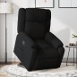 vidaXL Sillón reclinable elevable tela negro vidaXL Sillón reclinable elevable tela negro