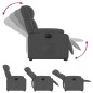 vidaXL Sillón eléctrico reclinable elevable de tela gris oscuro vidaXL Sillón eléctrico reclinable elevable de tela gris oscuro