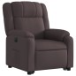 vidaXL Sillón eléctrico reclinable elevable de tela marrón oscuro vidaXL Sillón eléctrico reclinable elevable de tela marrón oscuro