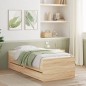 vidaXL Estructura de cama con cajones roble Sonoma 100x200 cm vidaXL Estructura de cama con cajones roble Sonoma 100x200 cm