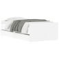 vidaXL Estructura de cama con cajones blanco 90x190 cm vidaXL Estructura de cama con cajones blanco 90x190 cm