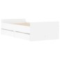 vidaXL Estructura de cama con cajones blanco 90x190 cm vidaXL Estructura de cama con cajones blanco 90x190 cm
