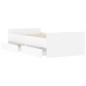 vidaXL Estructura de cama con cajones blanco 90x190 cm vidaXL Estructura de cama con cajones blanco 90x190 cm