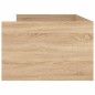 vidaXL Estructura de cama con cajones roble Sonoma 75x190 cm vidaXL Estructura de cama con cajones roble Sonoma 75x190 cm
