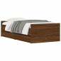 vidaXL Estructura de cama con cajones roble marrón 90x190 cm vidaXL Estructura de cama con cajones roble marrón 90x190 cm