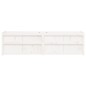 vidaXL Jardinera de madera maciza de pino blanca 180x50x50 cm vidaXL Jardinera de madera maciza de pino blanca 180x50x50 cm