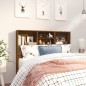 vidaXL Mueble cabecero roble ahumado 120x19x103,5 cm vidaXL Mueble cabecero roble ahumado 120x19x103,5 cm