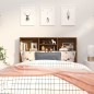 vidaXL Mueble cabecero roble ahumado 120x19x103,5 cm vidaXL Mueble cabecero roble ahumado 120x19x103,5 cm