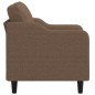 vidaXL Sillón de tela marrón 60 cm vidaXL Sillón de tela marrón 60 cm
