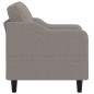 vidaXL Sillón de tela gris taupé 60 cm vidaXL Sillón de tela gris taupé 60 cm