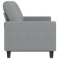 vidaXL Sofá de 3 plazas de tela gris claro 180 cm