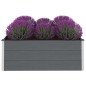 vidaXL Arriate de WPC gris 150x100x54 cm