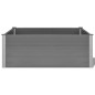 vidaXL Arriate de WPC gris 150x100x54 cm