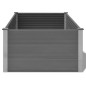 vidaXL Arriate de WPC gris 150x100x54 cm