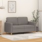 vidaXL Sofá de 2 plazas de tela gris taupé 120 cm vidaXL Sofá de 2 plazas de tela gris taupé 120 cm