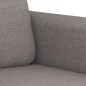 vidaXL Sofá de 2 plazas de tela gris taupé 120 cm vidaXL Sofá de 2 plazas de tela gris taupé 120 cm