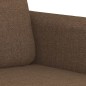 vidaXL Sofá de 3 plazas de tela marrón 180 cm vidaXL Sofá de 3 plazas de tela marrón 180 cm