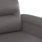 vidaXL Sofá de 2 plazas de cuero sintético gris 140 cm vidaXL Sofá de 2 plazas de cuero sintético gris 140 cm