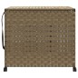 vidaXL Cesto para ropa sucia con ruedas ratán 66x35x60 cm vidaXL Cesto para ropa sucia con ruedas ratán 66x35x60 cm