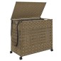 vidaXL Cesto para ropa sucia con ruedas ratán 66x35x60 cm vidaXL Cesto para ropa sucia con ruedas ratán 66x35x60 cm