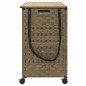 vidaXL Cesto para ropa sucia con ruedas ratán 66x35x60 cm vidaXL Cesto para ropa sucia con ruedas ratán 66x35x60 cm