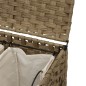 vidaXL Cesto para ropa sucia con ruedas ratán 66x35x60 cm vidaXL Cesto para ropa sucia con ruedas ratán 66x35x60 cm