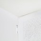 vidaXL Mueble para TV de madera maciza de mango blanco 115x30x46 cm