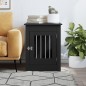 vidaXL Jaula para perros madera de ingeniería negro 55x80x68 cm vidaXL Jaula para perros madera de ingeniería negro 55x80x68 cm