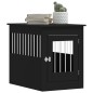 vidaXL Jaula para perros madera de ingeniería negro 55x80x68 cm vidaXL Jaula para perros madera de ingeniería negro 55x80x68 cm