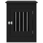 vidaXL Jaula para perros madera de ingeniería negro 55x80x68 cm vidaXL Jaula para perros madera de ingeniería negro 55x80x68 cm