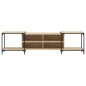 vidaXL Mueble de TV madera de ingeniería roble Sonoma 203x37x50 cm