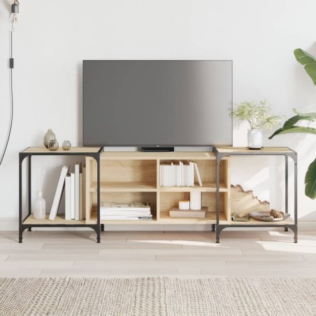 vidaXL Mueble de TV madera de ingeniería roble Sonoma 153x37x50 cm
