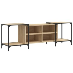 vidaXL Mueble de TV madera de ingeniería roble Sonoma 153x37x50 cm