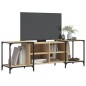 vidaXL Mueble de TV madera de ingeniería roble Sonoma 153x37x50 cm
